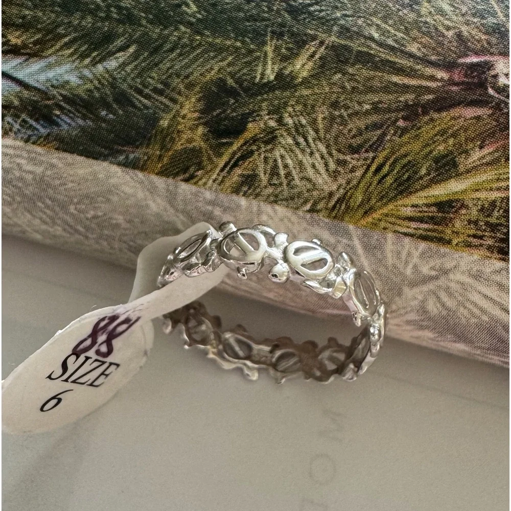💍 925 Silver Turtle 🐢 ( Honu) Ring - Band.